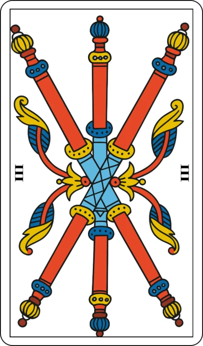 Le Trois de Bâton